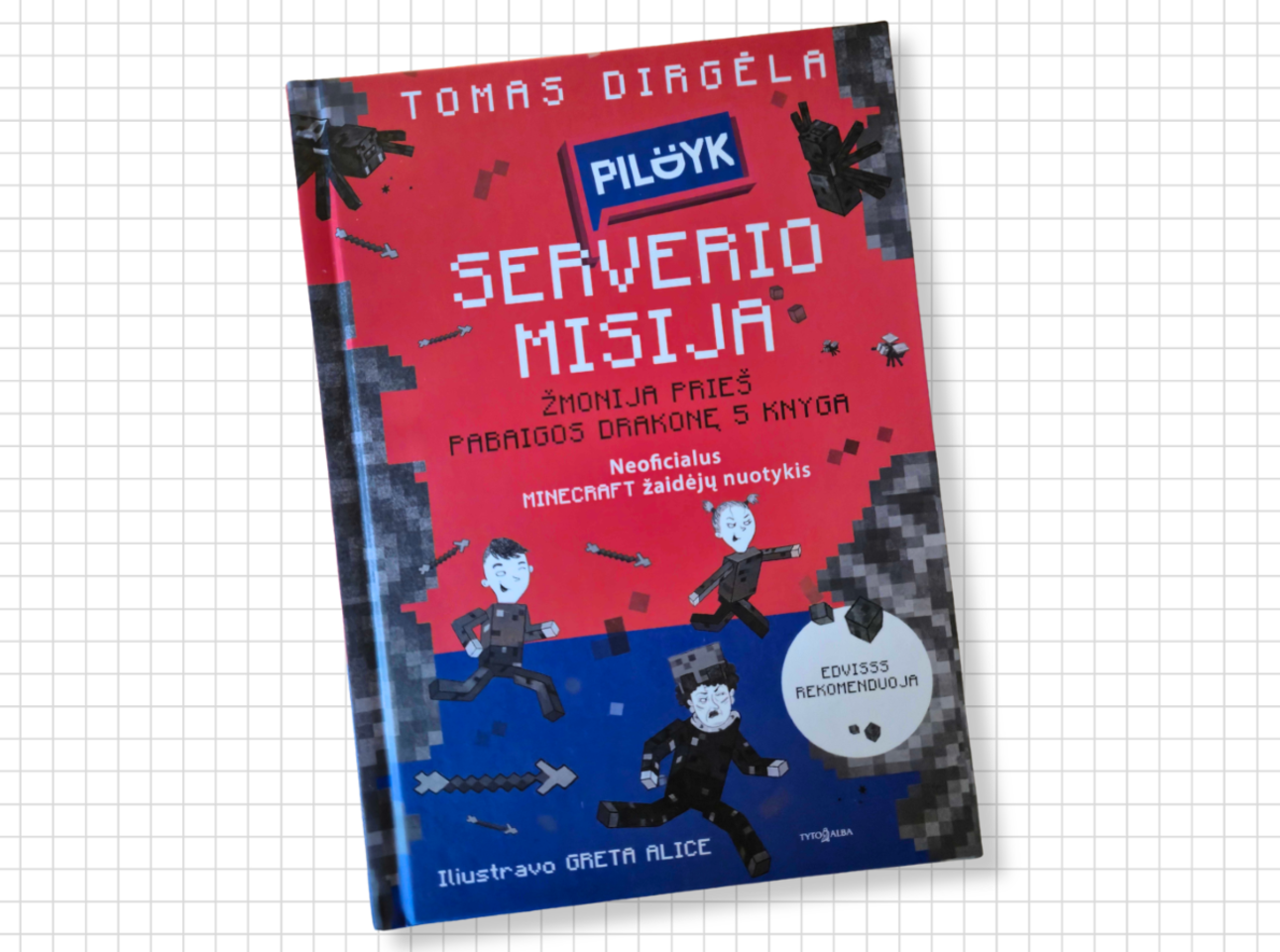 knyga „PILDYK serverio misija“.<br>Pranešimo žiniasklaidai nuotr.