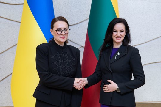 I. Ruginienė: su Ukrainos premjere sutarėme, kad privalome ir toliau spausti Rusiją bei Baltarusiją