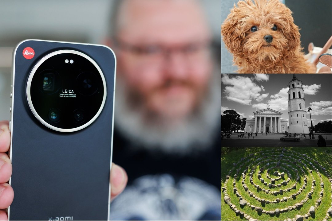 „Leica Leitzphone powered by Xioami“ fotobandymai.<br>A. Rutkausko nuotr.