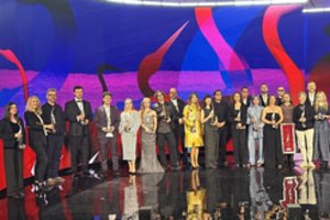 Sidabrinės gervės laureatai K. Buožytė ir V. Žukas: tai – tarsi lietuviškas „Oskaras“