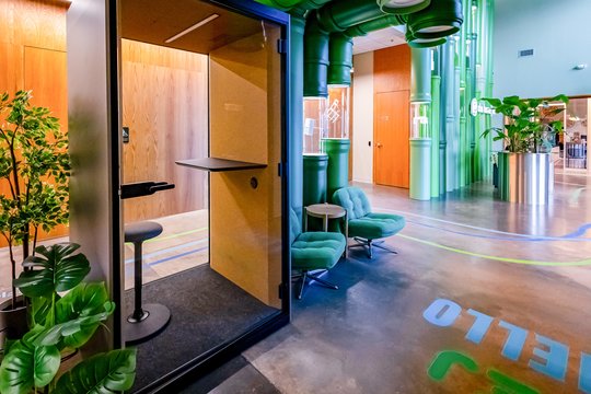 Exporting Lithuanian culture to the USA: at an SBA factory in North Carolina, cultural differences are addressed through architecture