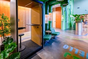 Exporting Lithuanian culture to the USA: at an SBA factory in North Carolina, cultural differences are addressed through architecture