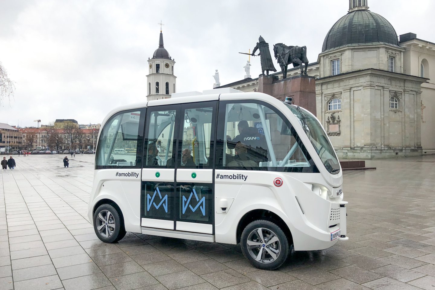 Lietuvoje autonominės transporto priemonės jau buvo išbandytos prieš keletą metų. <br>V.Ščiavinsko nuotr.