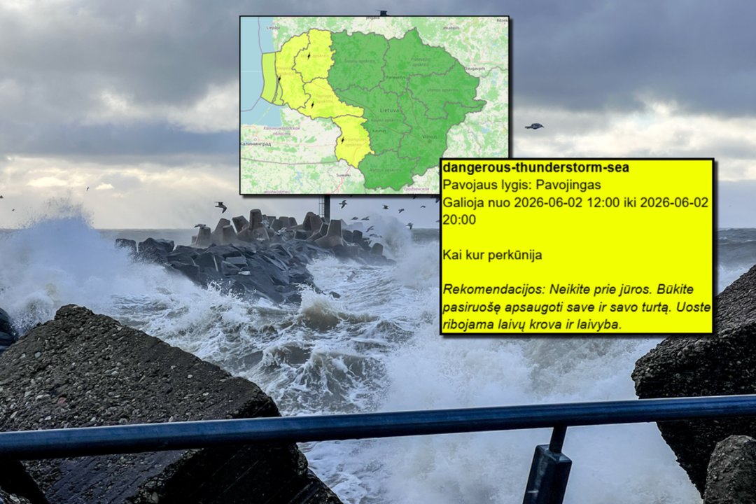 Dėl reiškinių pajūryje – specialistų perspėjimas