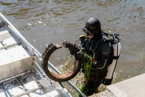 Darnu Group begins the second phase of the Neris River cleanup