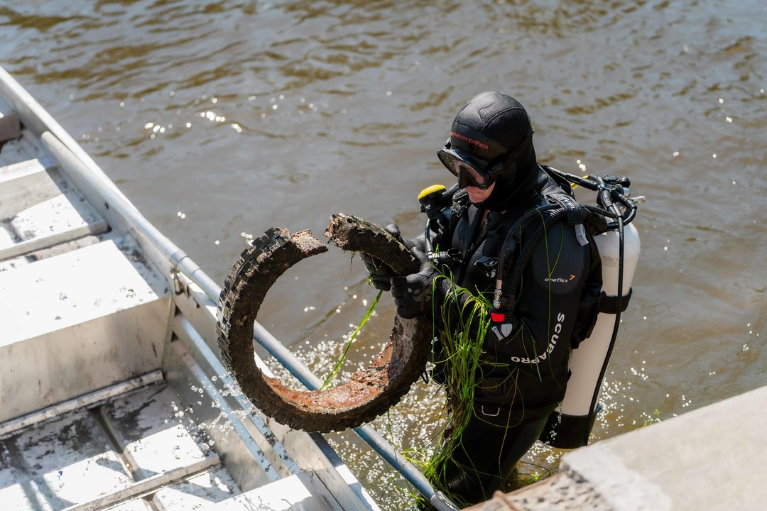 Darnu Group begins the second phase of the Neris River cleanup
