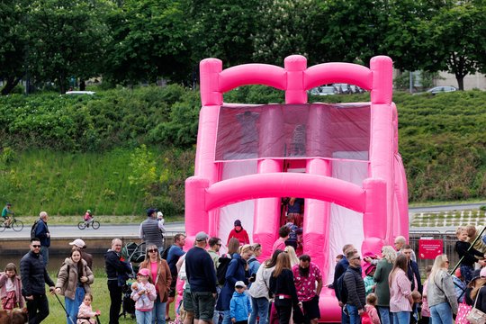 Po nelaimės ant batuto Šaltibarščių festivalyje – organizatorių reakcija: kitais metais viskas gali būti kitaip