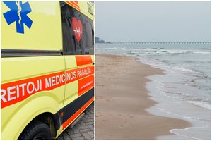 Palangos paplūdimyje medikai nesėkmingai bandė atgaivinti vyrą – konstatuota mirtis