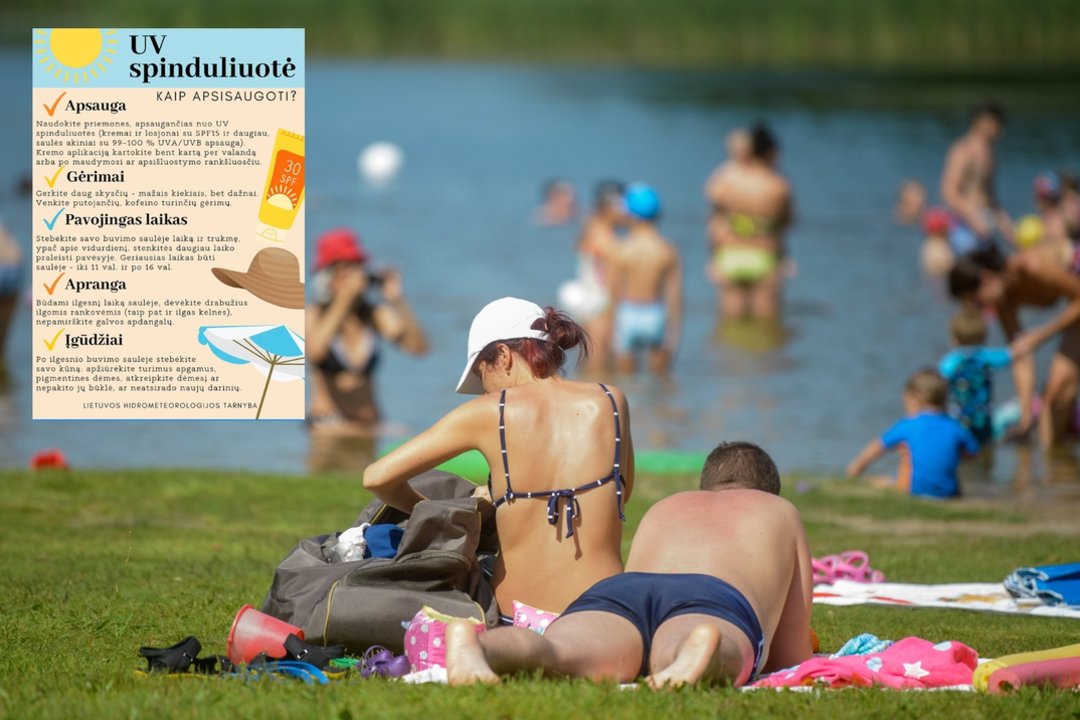 Meteorologų priminimas: didelė dalis žmonių šiomis dienomis turėtų pasisaugoti