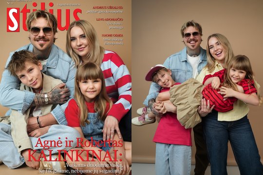 Robertas Kalinkinas atvirai: „Vaikams duodame viską, ką tik galime, nebijome jų sugadinti“