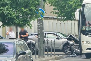 Nelaimė Kaune – susidūrė du lengvieji automobiliai
