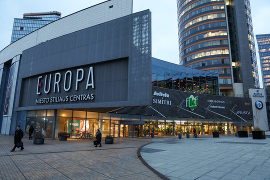 Suveikus signalizacijai iš PC „Europa“ evakuoti žmonės