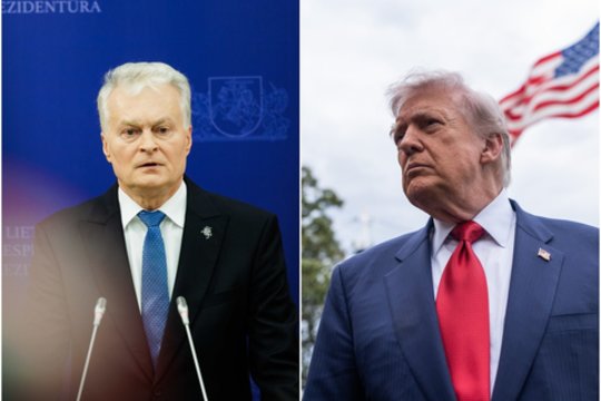 G. Nausėda gavo atsakymą į D. Trumpui siųstą laišką: JAV lyderis dėkoja Lietuvai