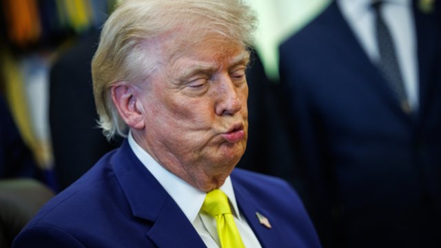 D. Trumpas sureagavo į V. Zelenskio siūlymą V. Putinui: „Būtų labai gerai“