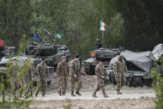 NATO pajėgos pirmą kartą dislokuojamos Daugpilyje