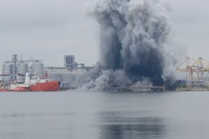 Rumunijos uoste nugriaudėjo galingas sprogimas: sprogo jūrinis dronas