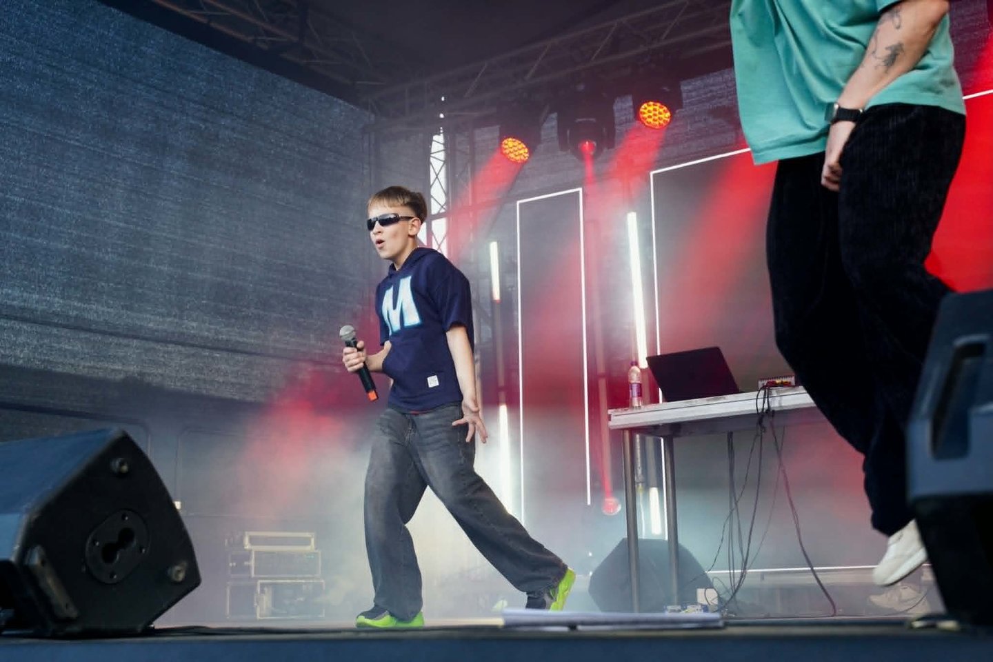 10-metis atlikėjas Madavas užkariavo lietuvių širdis: pirmą kartą žengė į sceną.<br>Asmeninio albumo nuotr.