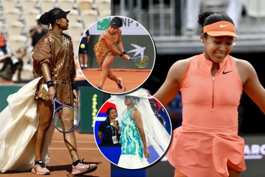 Japonė Naomi Osaka spindi ir teniso aikštyne: paaiškėjo, kas kuria išskirtinius derinius