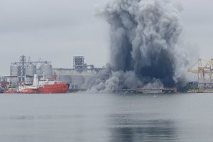 Rumunijos uoste sprogo bepilotis laivas