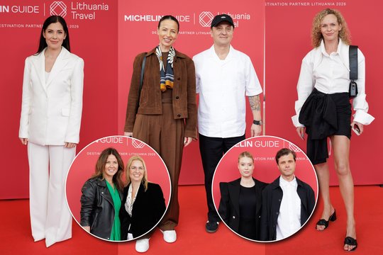 Vilniuje – „Michelin“ gido įvertinimų paskelbimo ceremonija: pasirodė žinomi svečiai