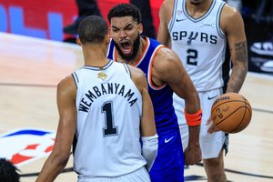 Nedovanotina V. Wembanyamos klaida įstūmė „Spurs“ į nepavydėtiną padėtį
