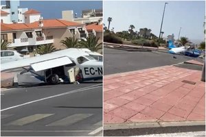 Pavojingas incidentas kurorte: lėktuvas įskrido tiesiai į turistus