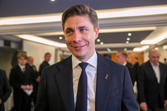 M. Sinkevičius – apie sprendimą dėl „Nemuno aušros“ ir Vyriausybės pokyčius: kol kas jai dėkoju už darbą