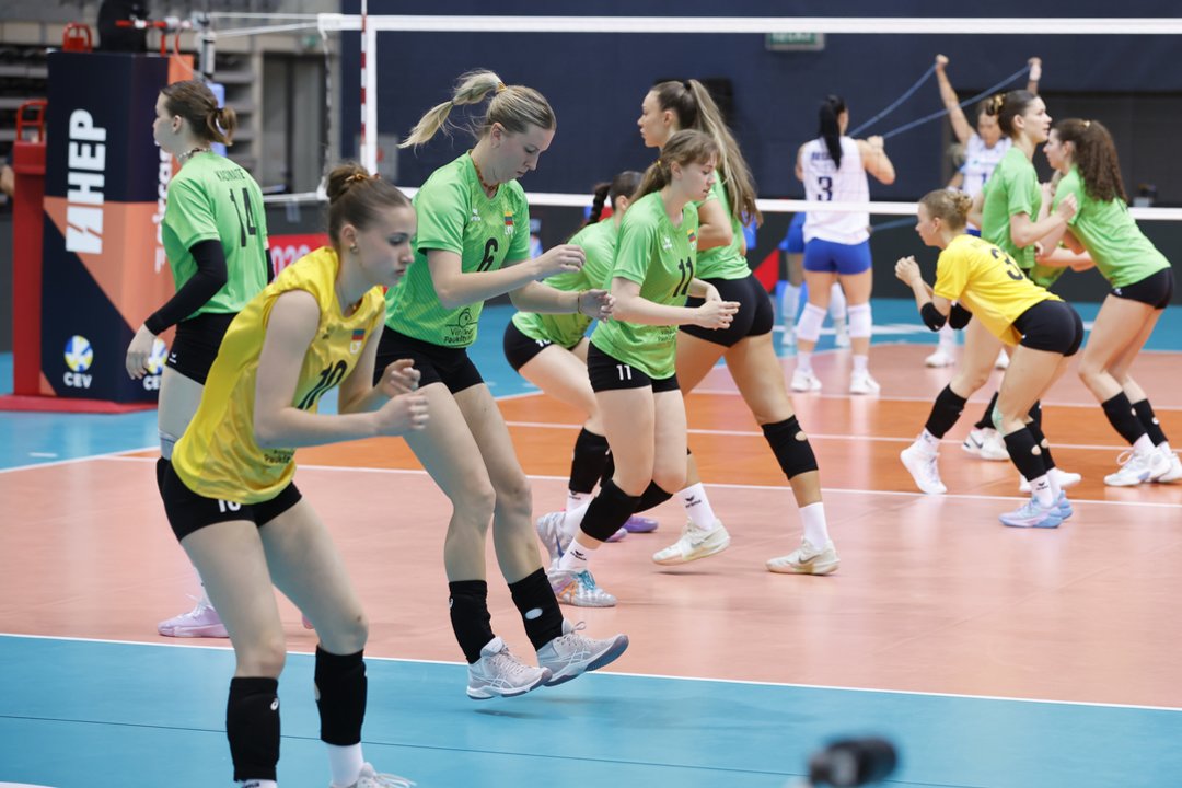 Europos lygoje – kovingas Lietuvos tinklininkių startas prieš favorites