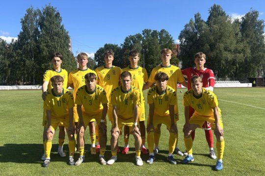 Vaikinų U19 futbolo rinktinė pralaimėjo Estijos bendraamžiams