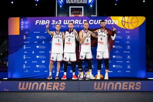 Latvija – trijulių krepšinio pasaulio čempionė