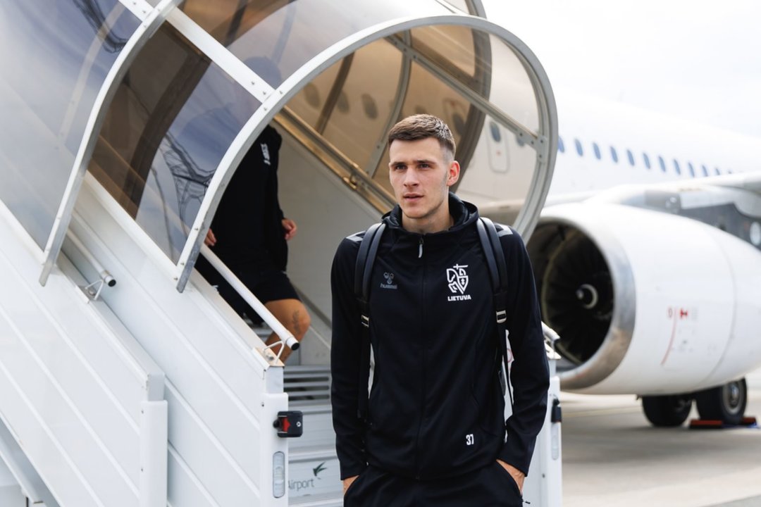 Lietuvos futbolo rinktinė atvyko į Taliną