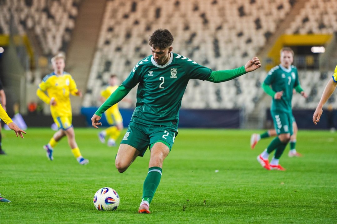 U21 futbolo rinktinė išplėšė kovingas lygiąsias prieš Estijos ekipą