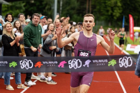 „Vilnius 5000“ varžybose – dar vienas S. Bertašiaus ir Lietuvos jaunių rekordas