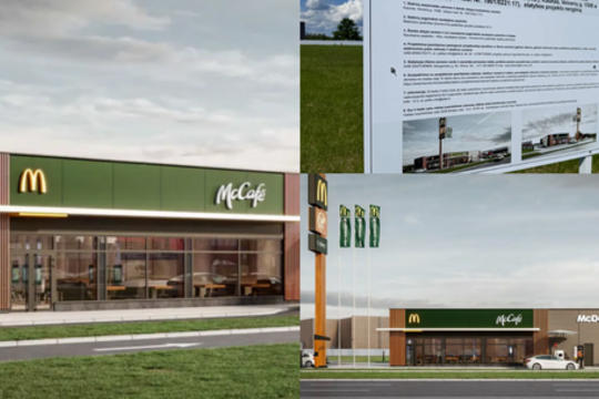 Kaune planuojama statyti naują „McDonald’s“ restoraną