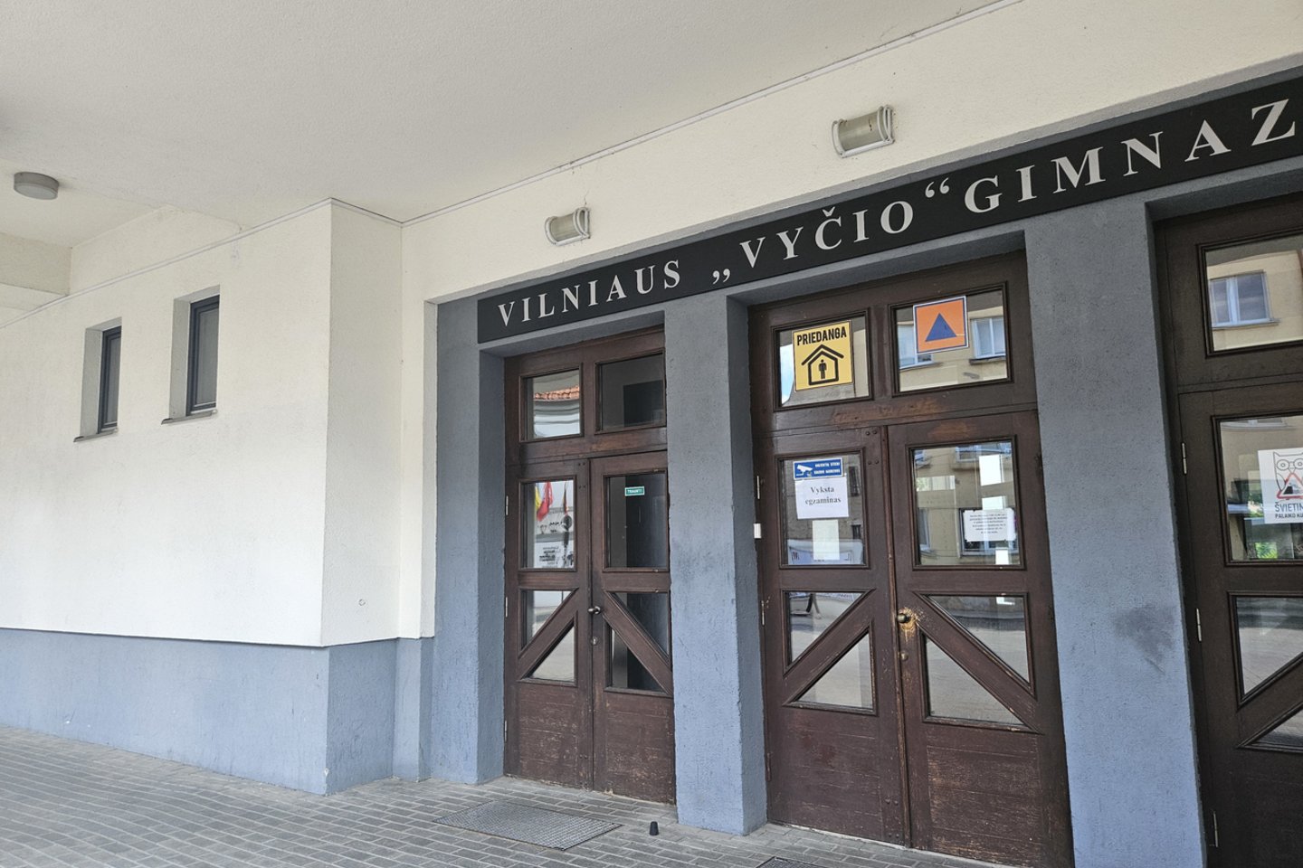 Anglų kalbos egzaminas<br> A. Liubertaitės nuotr.
