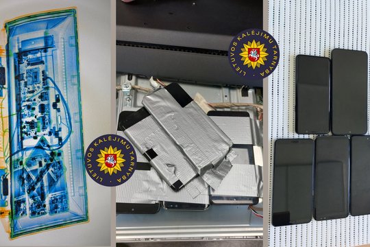 Televizoriuje paslėpti telefonai kalinio nepasiekė