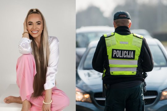 Ieva Voveris pateko į eismo įvykį