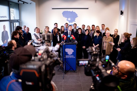 Lrytas gavo dokumentą, kurį į derybas atsinešė demokratai