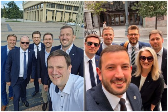 „Atgal į ateitį“: pas „socdemus“ deryboms nuskubėję demokratai atkartojo jau matytą kadrą