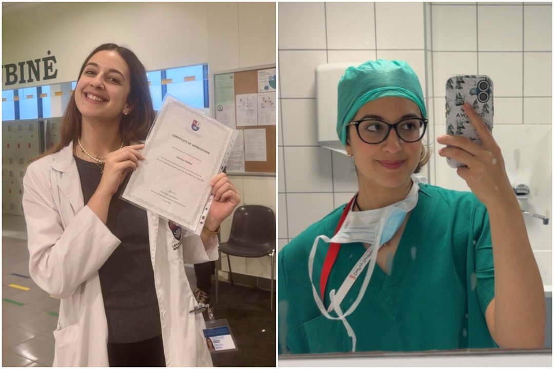 Libanietei medicinos studentei Lietuva tapo antraisiais namais