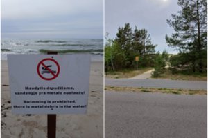 Poilsiautojus perspėja apie pavojų Neringoje: „Kaip peiliai vandenyje“