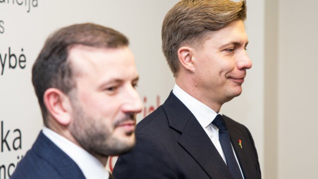 Apie atliktus demokratų namų darbus kalbėjęs M. Sinkevičius nesutarimų nemato: pokytis negali būti simbolinis