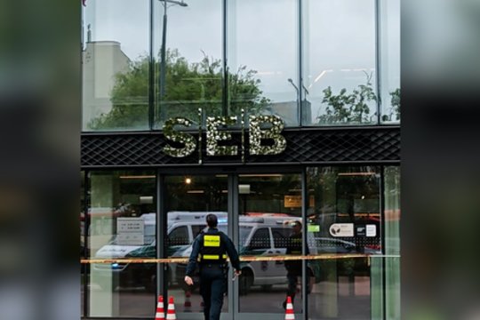 Radus įtartiną objektą – SEB banke įvestas planas „Skydas“: užfiksavo vaizdus
