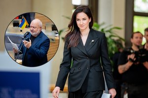 Seimo salėje – kandus klausimas I. Ruginienei: priminė jos frazę apie matavimąsi „įvairiais organais“