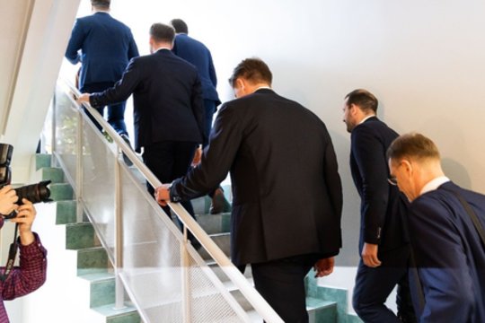 T. Tomilinas džiaugiasi produktyviomis derybomis: mažai pokalbių apie postus, daug – apie turinį