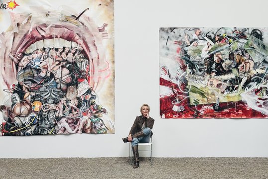 Aklas pasimatymas su paveikslu: M. Furmanos kūryba pristatoma prestižinėje „NordArt“ parodoje