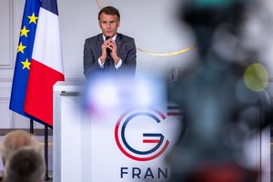 Per G7 susitikimą Prancūzijoje sąjungininkės sieks sumažinti nesutarimus su D. Trumpu