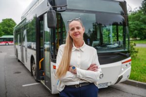 Panevėžietė Lina pasirinko profesiją, kuri vis dar stebina keleivius: klausia, kaip ji taip sugalvojo