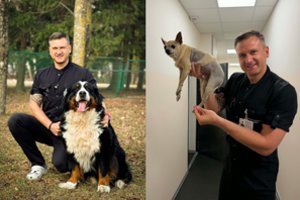 Sudėtingus augintinių sveikatos klausimus sprendžiantis veterinaras P. Morkūnas: „Žmonės neretai per anksti pasiduoda“