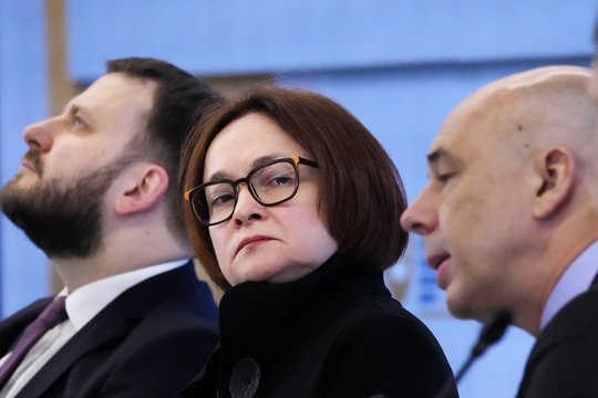 Rusijos centrinio banko vadovė paslaptingai dingo iš viešumos